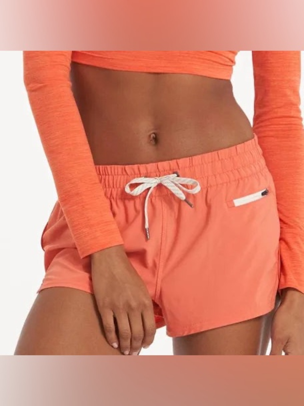 Vuori Women's Clementine 2.0 Short, 2.5", Grapefruit, Size Medium